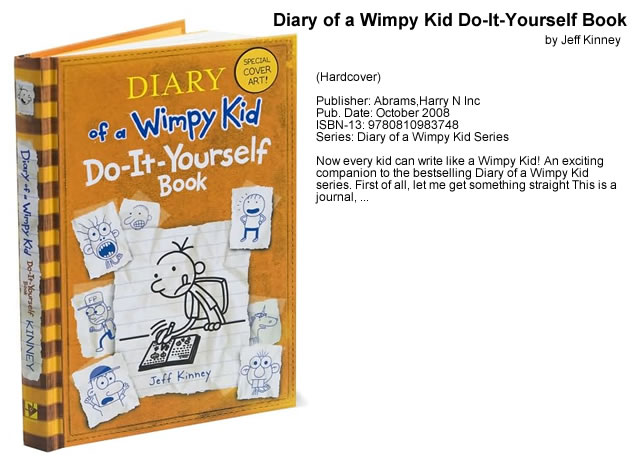 diary of a wimpy kid do it yourself book